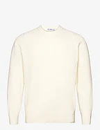 Ribbed knit sweater - NATURAL WHITE
