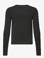 Mango - Round neck knit t-shirt - laveste priser - dark grey - 1
