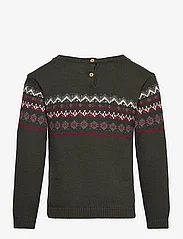 Mango - Knit cotton sweater - neulepuserot - dark green - 1