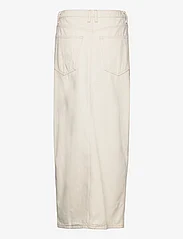 Mango - Slit denim skirt - maksihameet - light beige - 1