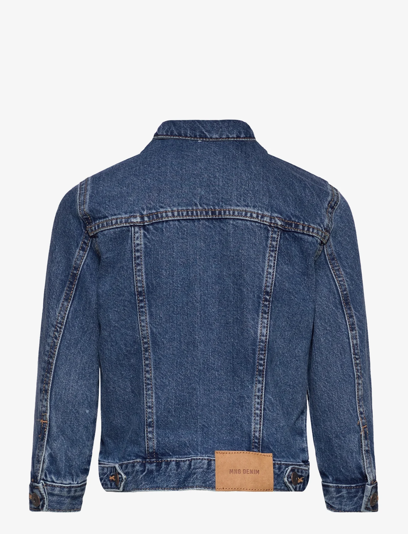 Mango - Pocketed denim jacket - laveste priser - open blue - 1
