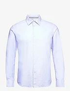 Slim fit Oxford cotton shirt - LT-PASTEL BLUE