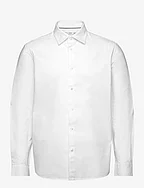 Slim fit Oxford cotton shirt - WHITE