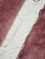 Mango - Hooded faux-fur coat - faux fur jakker - pink - 2