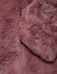 Mango - Hooded faux-fur coat - faux fur jakker - pink - 4