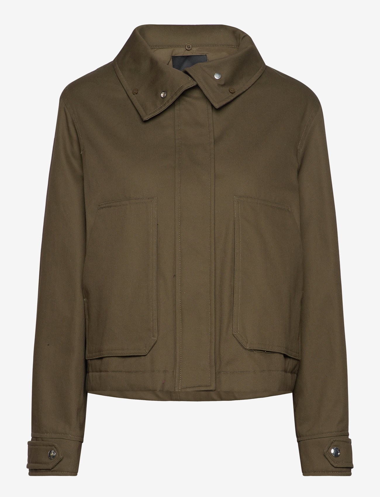 Mango - Parka with detachable fur-effect collar - overtøj - beige - khaki - 3