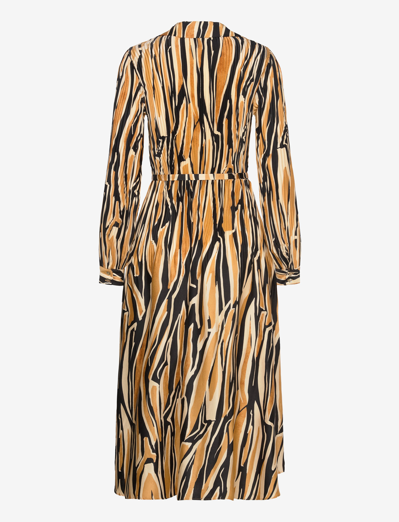 Mango - Printed shirt dress - sommerkjoler - dark brown - 1