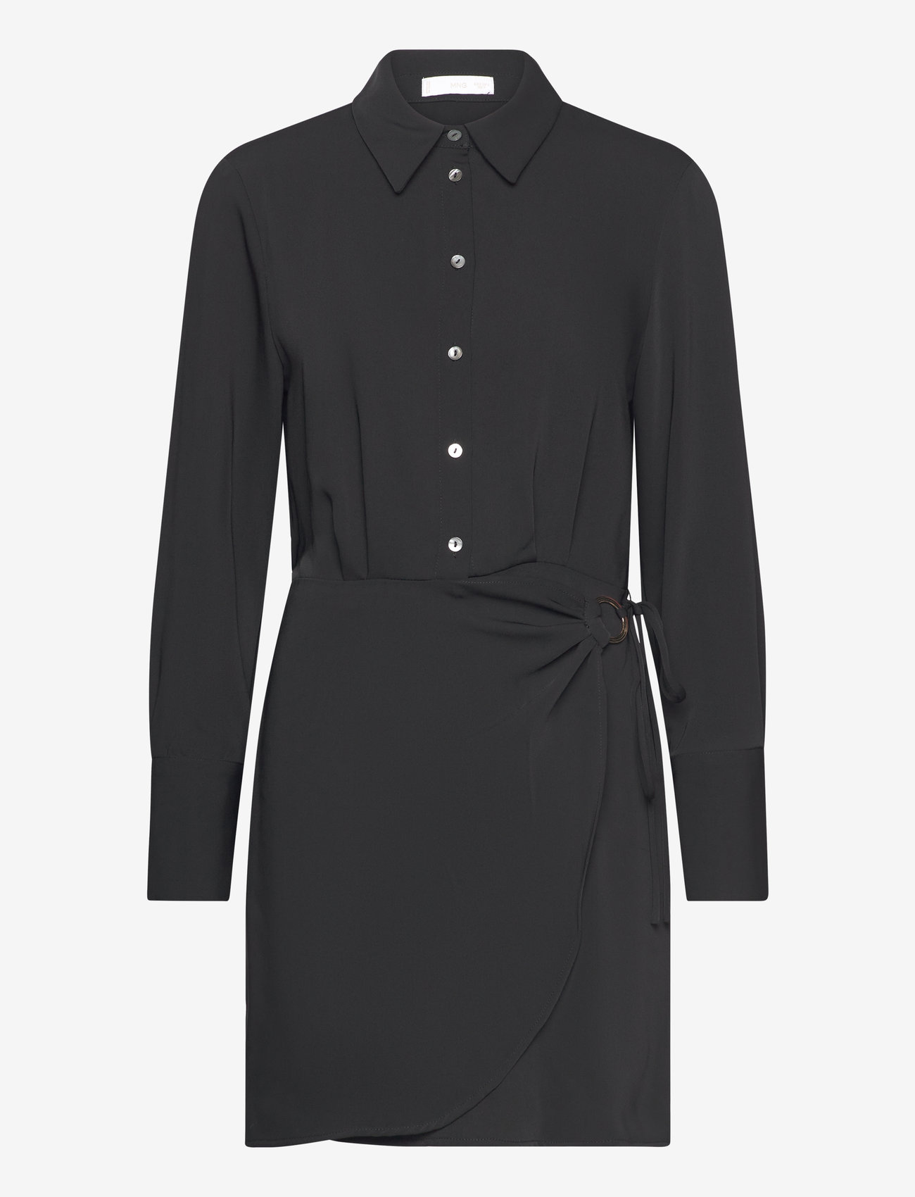 Mango - Short shirt dress - skjortekjoler - black - 0