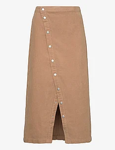 Buttoned corduroy skirt, Mango