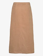 Mango - Buttoned corduroy skirt - festtøj til outletpriser - medium brown - 1