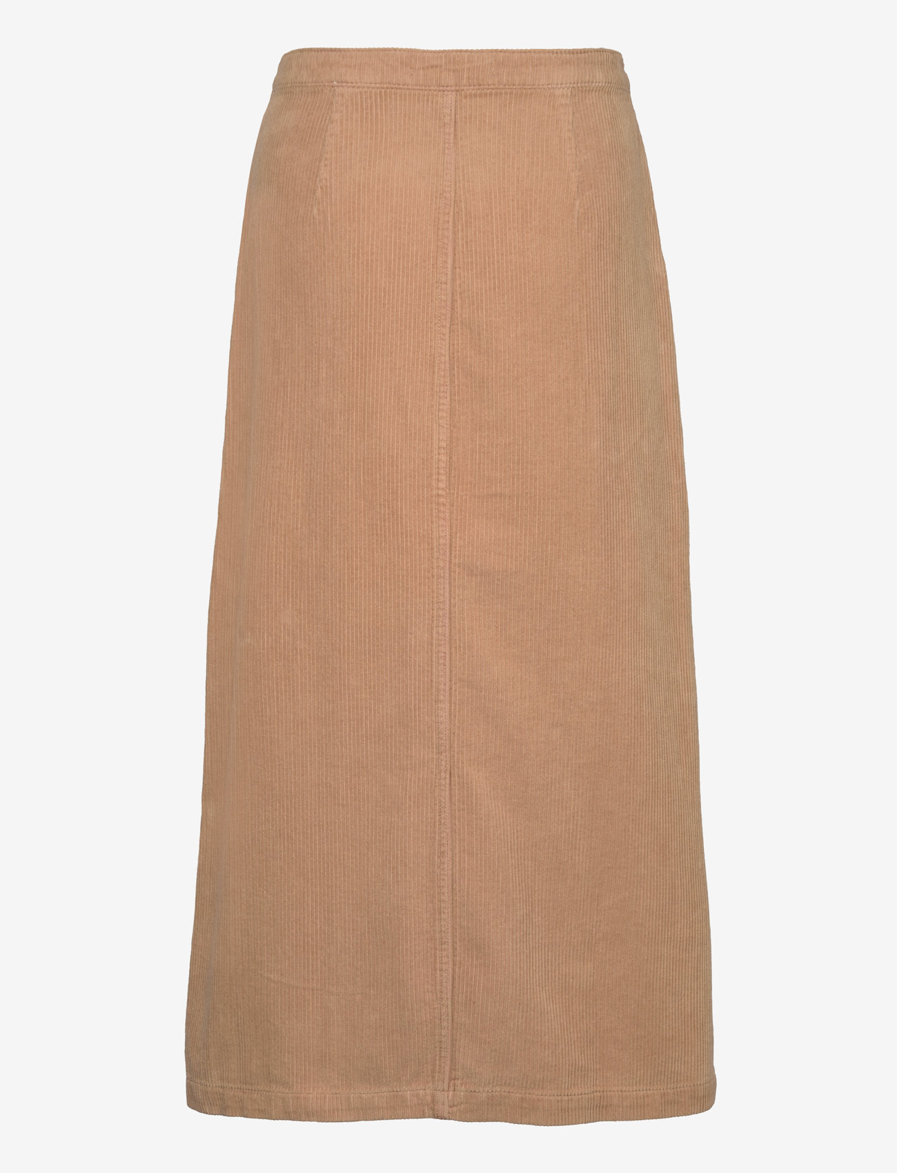Mango - Buttoned corduroy skirt - hõlmikseelikud - medium brown - 1