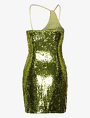 Mango - Asymmetric sequin dress - festkläder till outletpriser - green - 1