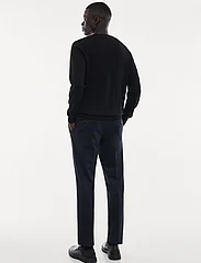 Mango - 100% merino wool V-neck sweater - strik med v-hals - black - 3