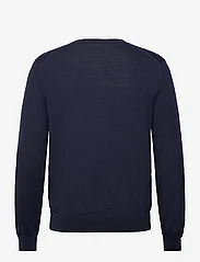 Mango - 100% merino wool V-neck sweater - v-hals - navy - 1