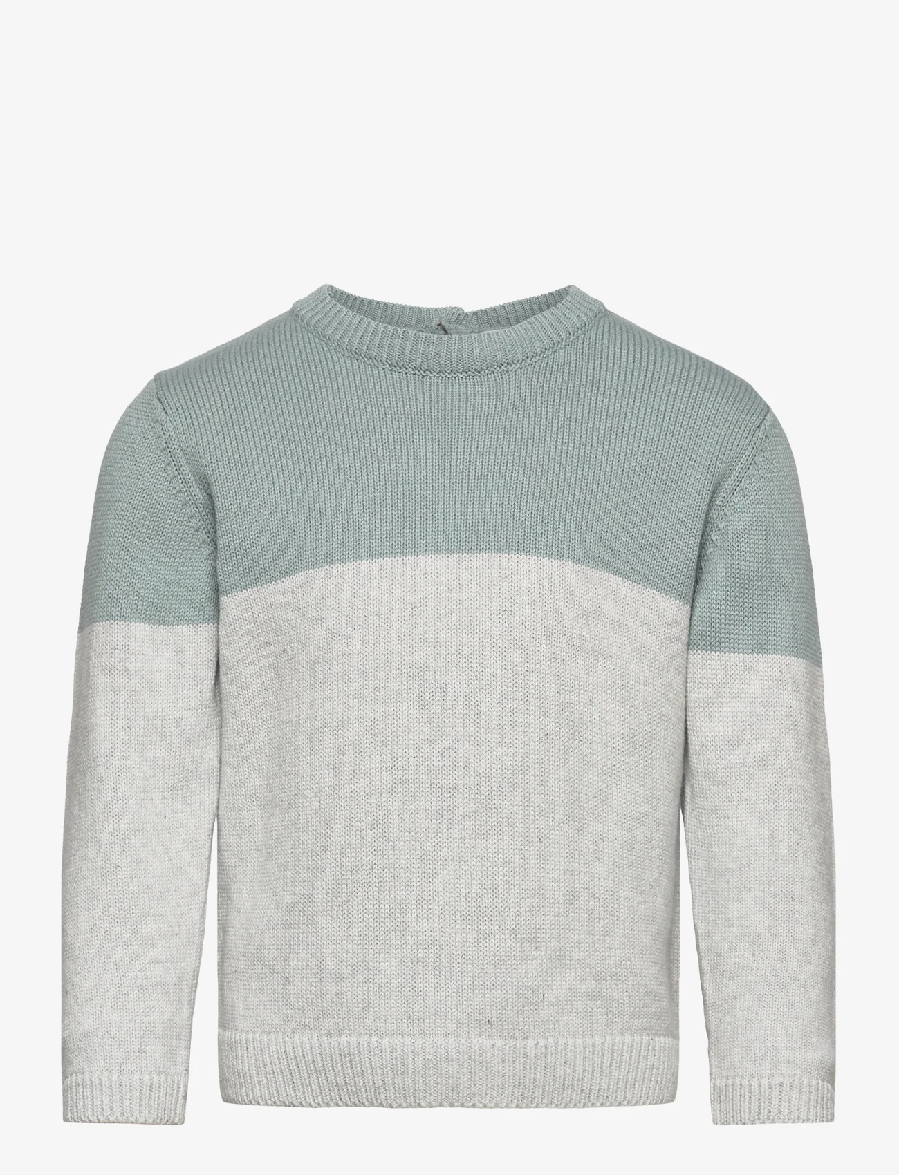 Mango - Contrasting knit sweater - svetarit - medium grey - 0