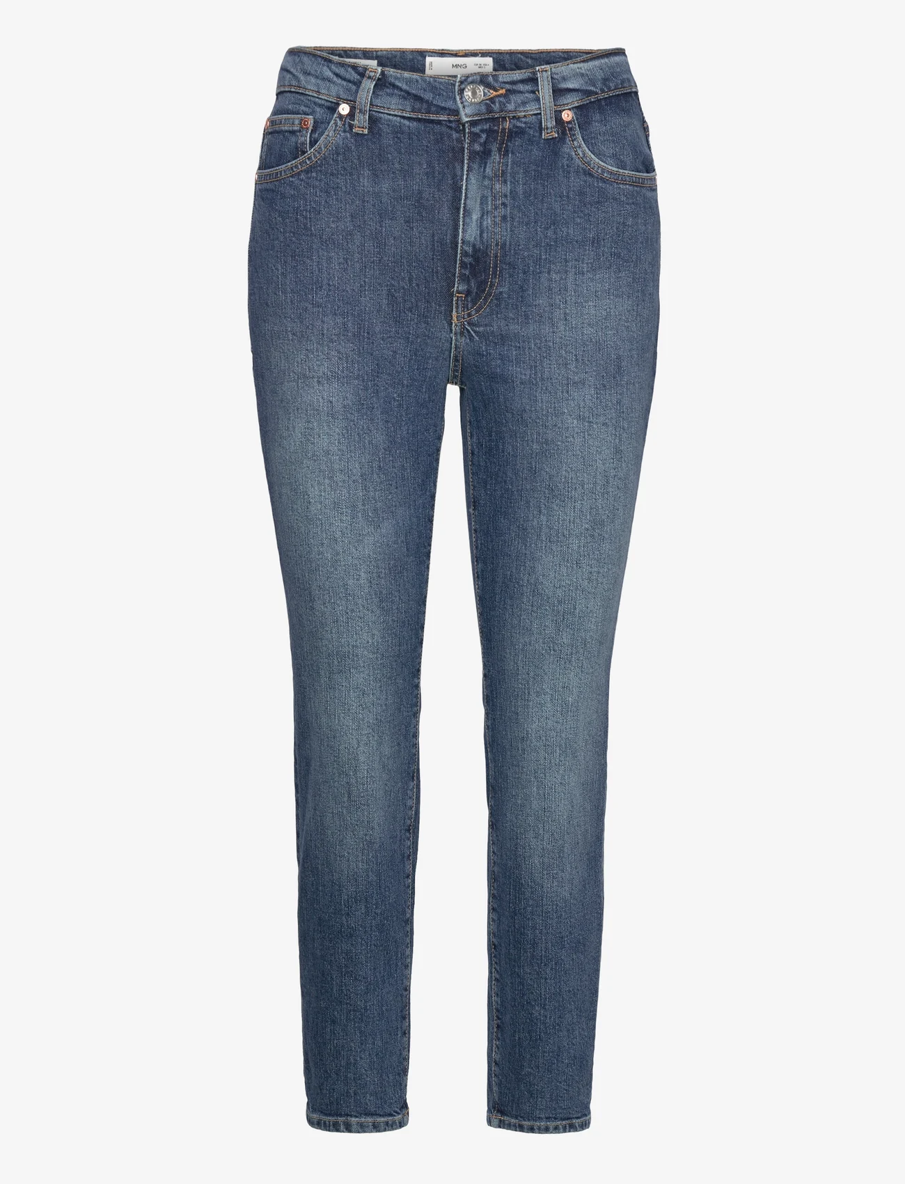 Mango - Slim cropped jeans - skinny jeans - open blue - 0