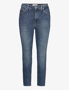 Waxed slim crop jeans, Mango
