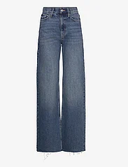 Mango - High-waist wideleg jeans - vide jeans - open blue - 0