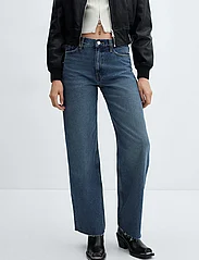 Mango - High-waist wideleg jeans - laveste priser - open blue - 2