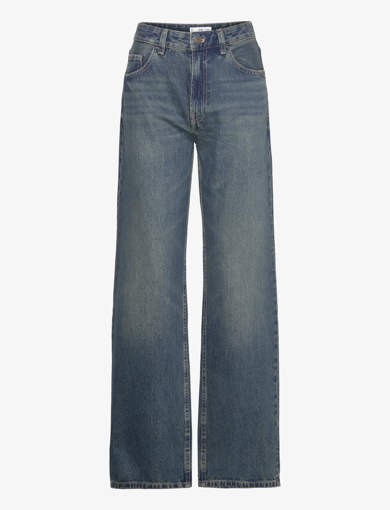 Mango - Mid-rise straight jeans - laveste priser - open blue - 0