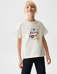 Mango - Printed message T-shirt - kortærmede t-shirts - natural white - 2