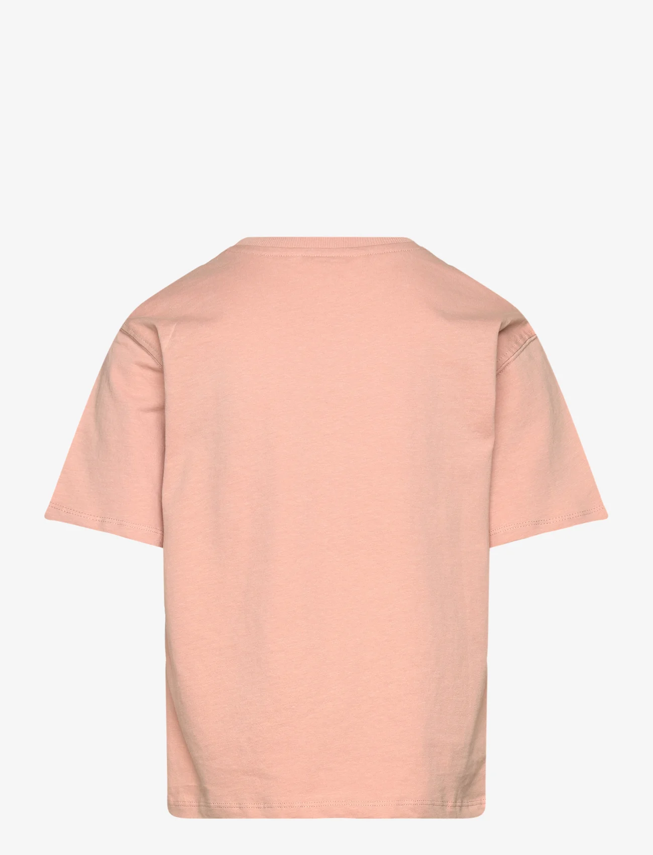 Mango - Embossed printed t-shirt - kurzärmelige - lt-pastel orange - 1