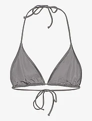 Mango - Metallic bikini top - bikinien kolmioyläosat - grey - 1