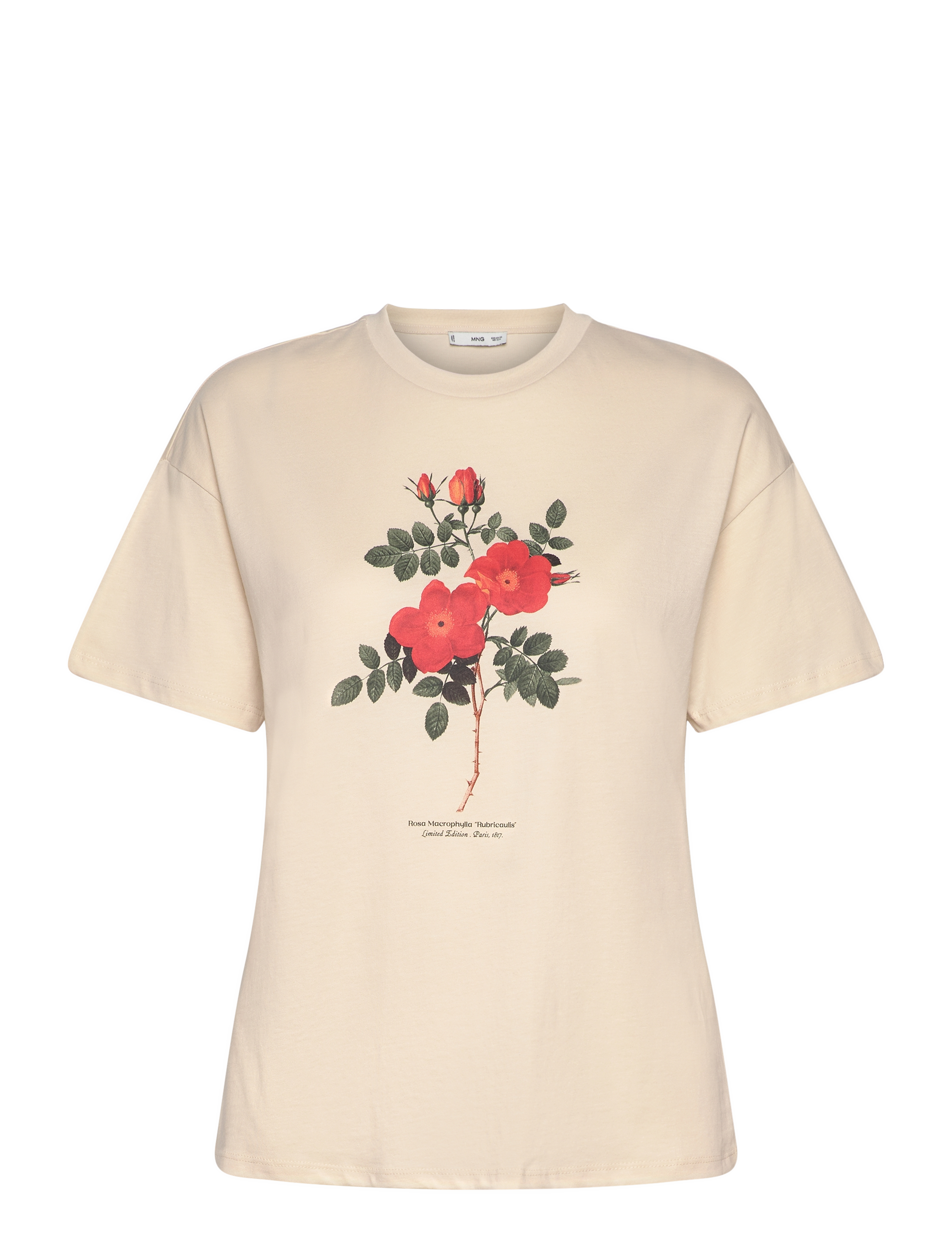 Printed cotton-blend t-shirt - LIGHT