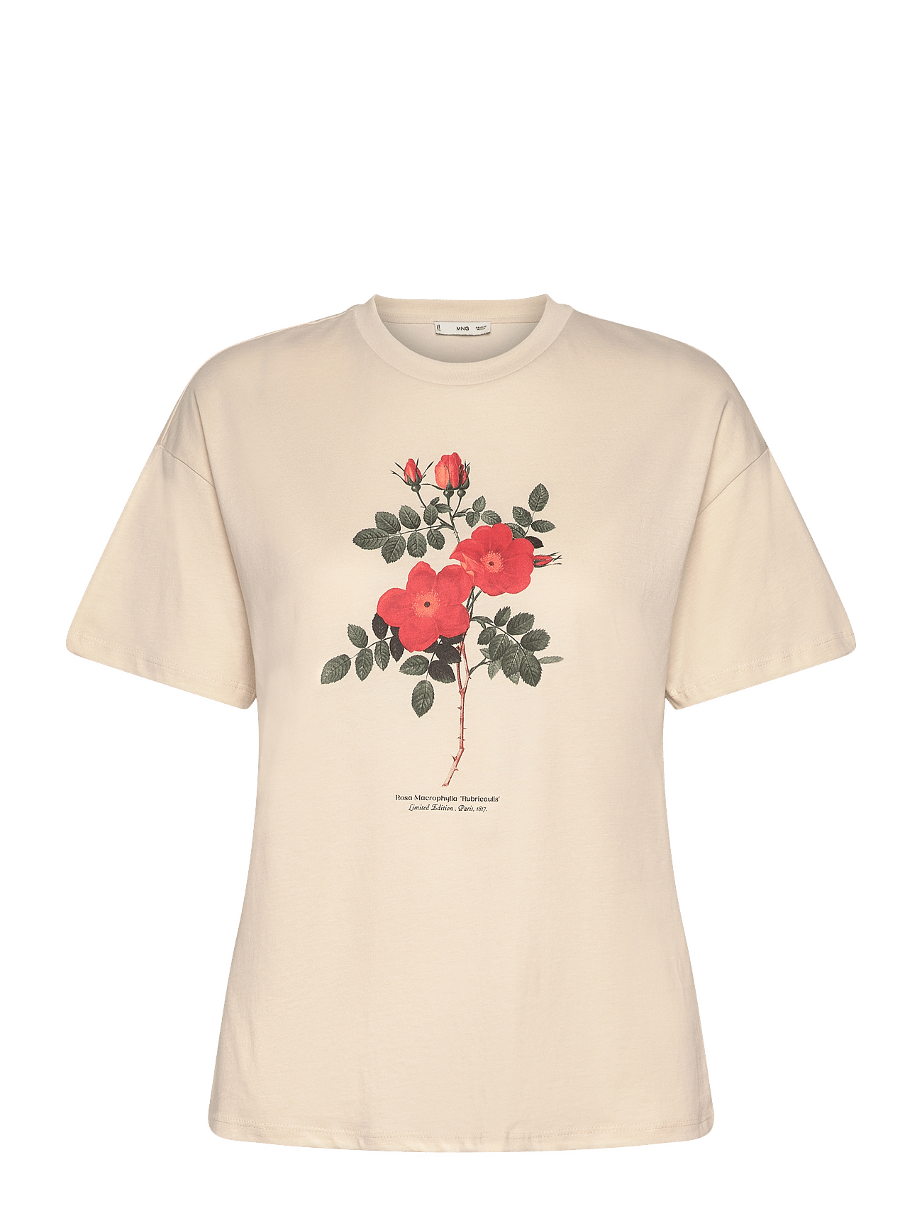 Printed cotton-blend t-shirt - LIGHT