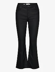 Mango - Waxed flared cropped jeans - laveste priser - black - 0
