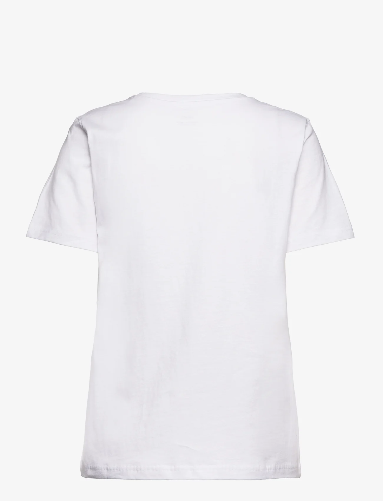 Mango - 100% cotton T-shirt - de laveste prisene - white - 1