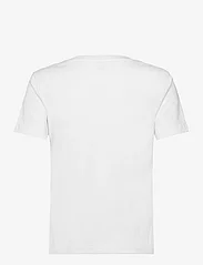 Mango - 100% cotton V-neck t-shirt - de laveste prisene - white - 1