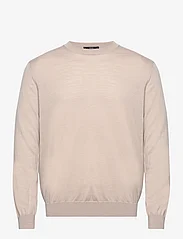 Mango - Merino wool washable sweater - strik med rund hals - lt pastel grey - 0