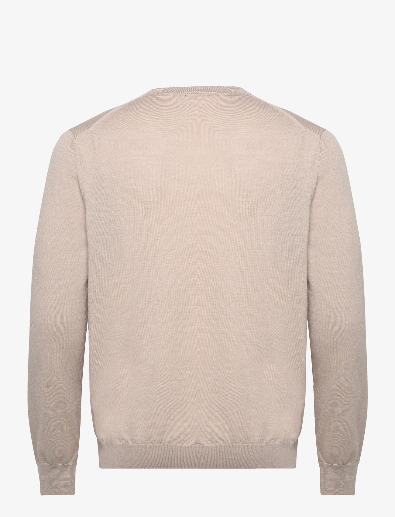 Mango - Merino wool washable sweater - rund hals - lt pastel grey - 1