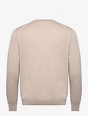 Mango - Merino wool washable sweater - strik med rund hals - lt pastel grey - 1