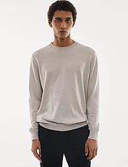 Mango - Merino wool washable sweater - rund hals - lt pastel grey - 2