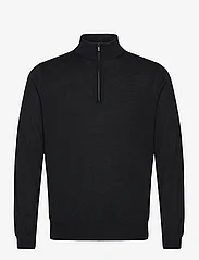Mango - 100% merino wool sweater with zip collar - mænd - black - 0