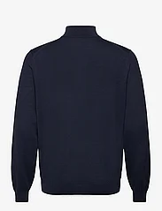 Mango - 100% merino wool sweater with zip collar - menn - navy - 1