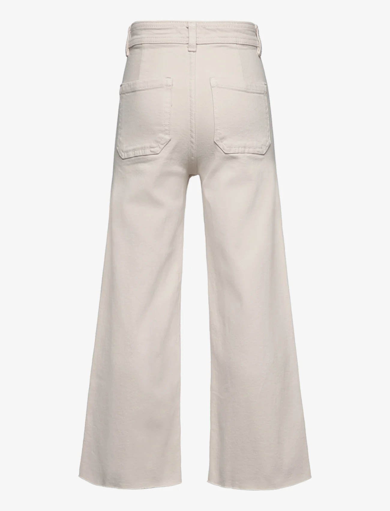 Mango - Frayed hem culotte jeans - vide jeans - lt pastel grey - 1