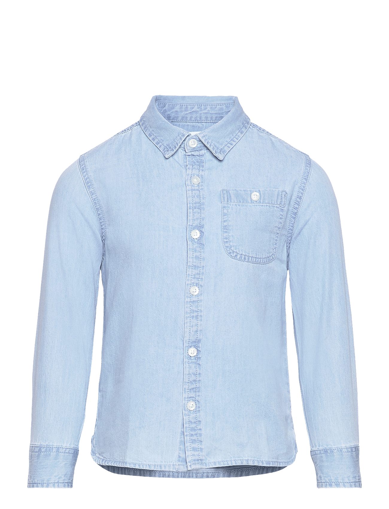 Cotton denim shirt - OPEN