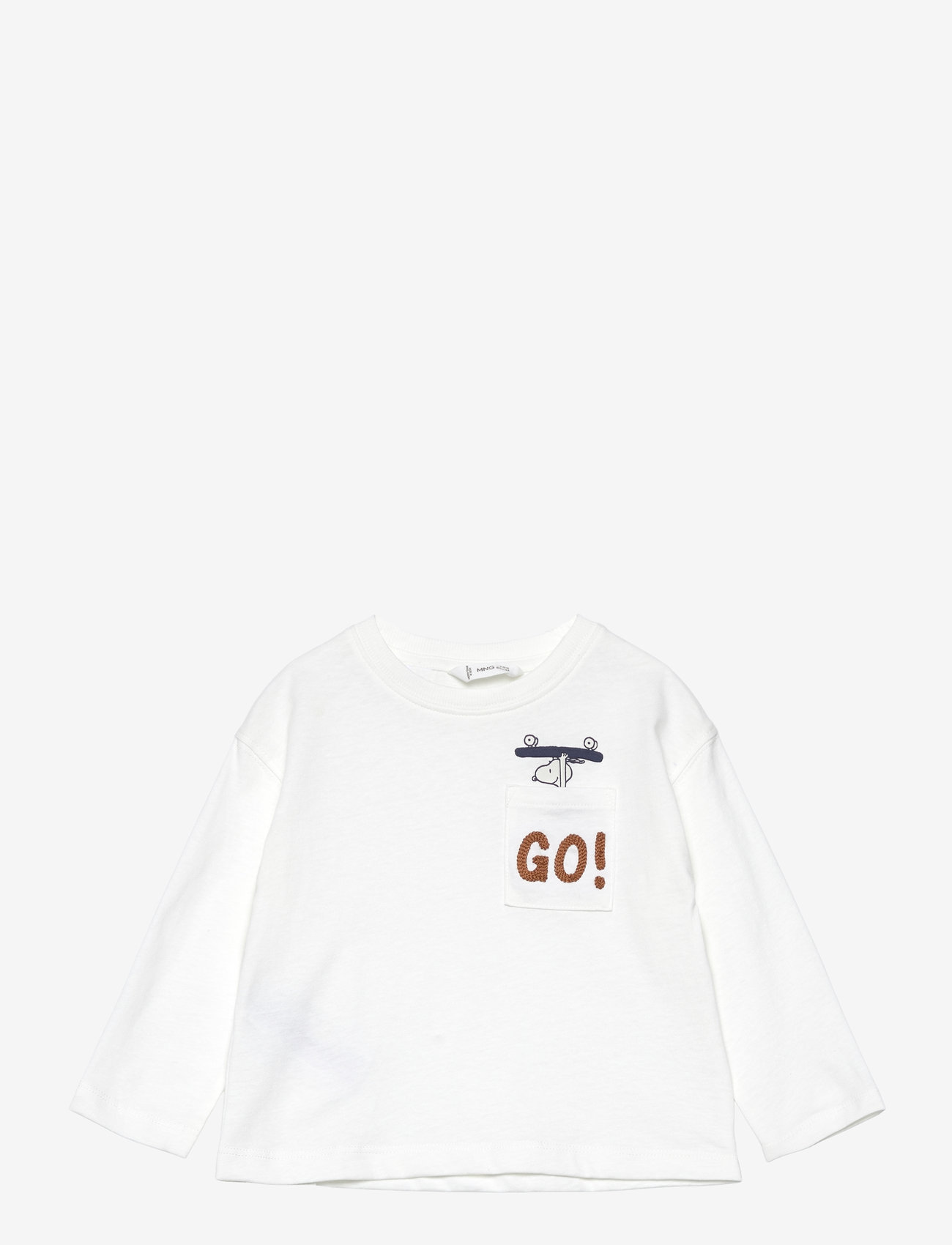 Mango Snoopy Long-sleeved T-shirt – langærmede t-shirts – shop på