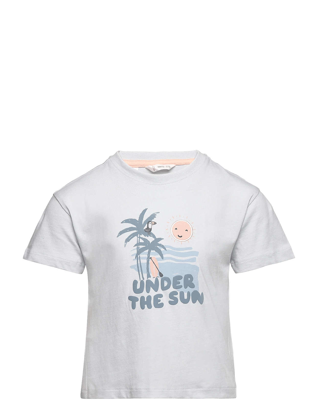 Printed cotton-blend T-shirt - LT-PASTEL