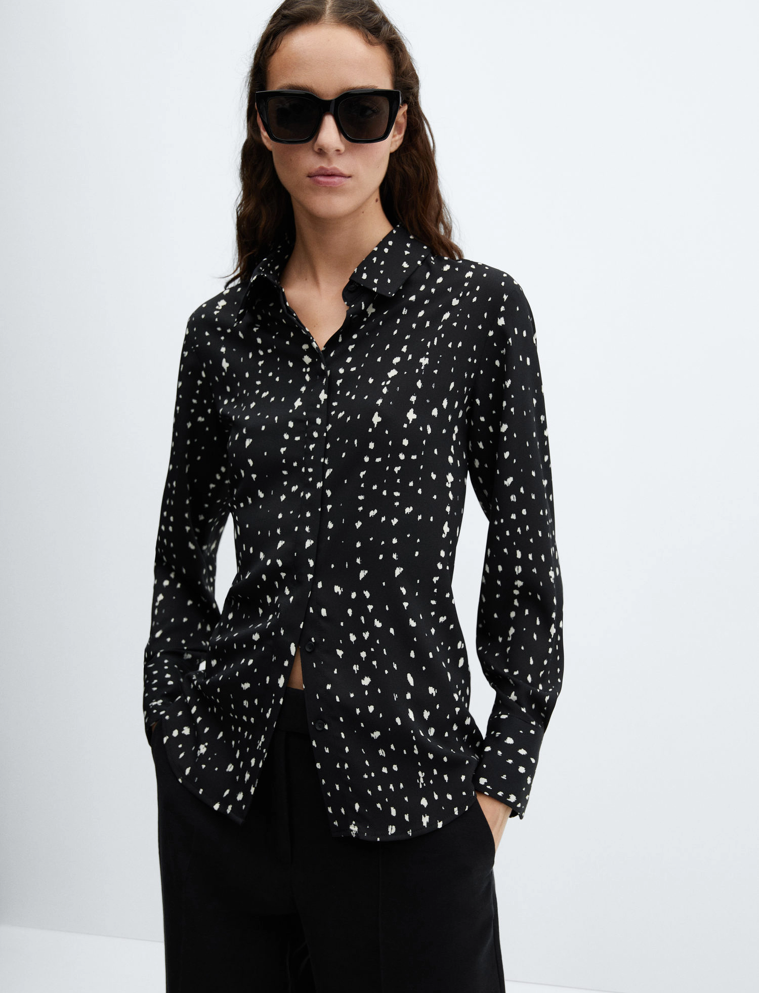 Regular flowy shirt - MEDIUM