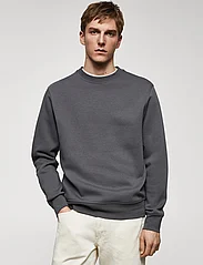 Mango - Lightweight cotton sweatshirt - de laveste prisene - dark grey - 2