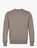 Lightweight cotton sweatshirt - MEDIUM BROWN