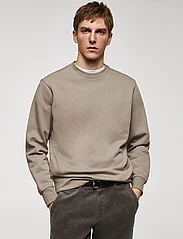 Mango - Lightweight cotton sweatshirt - laveste priser - medium brown - 2
