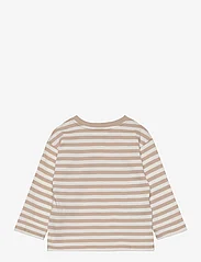 Mango - Striped long sleeves t-shirt - långärmade t-shirts - lt pastel grey - 1