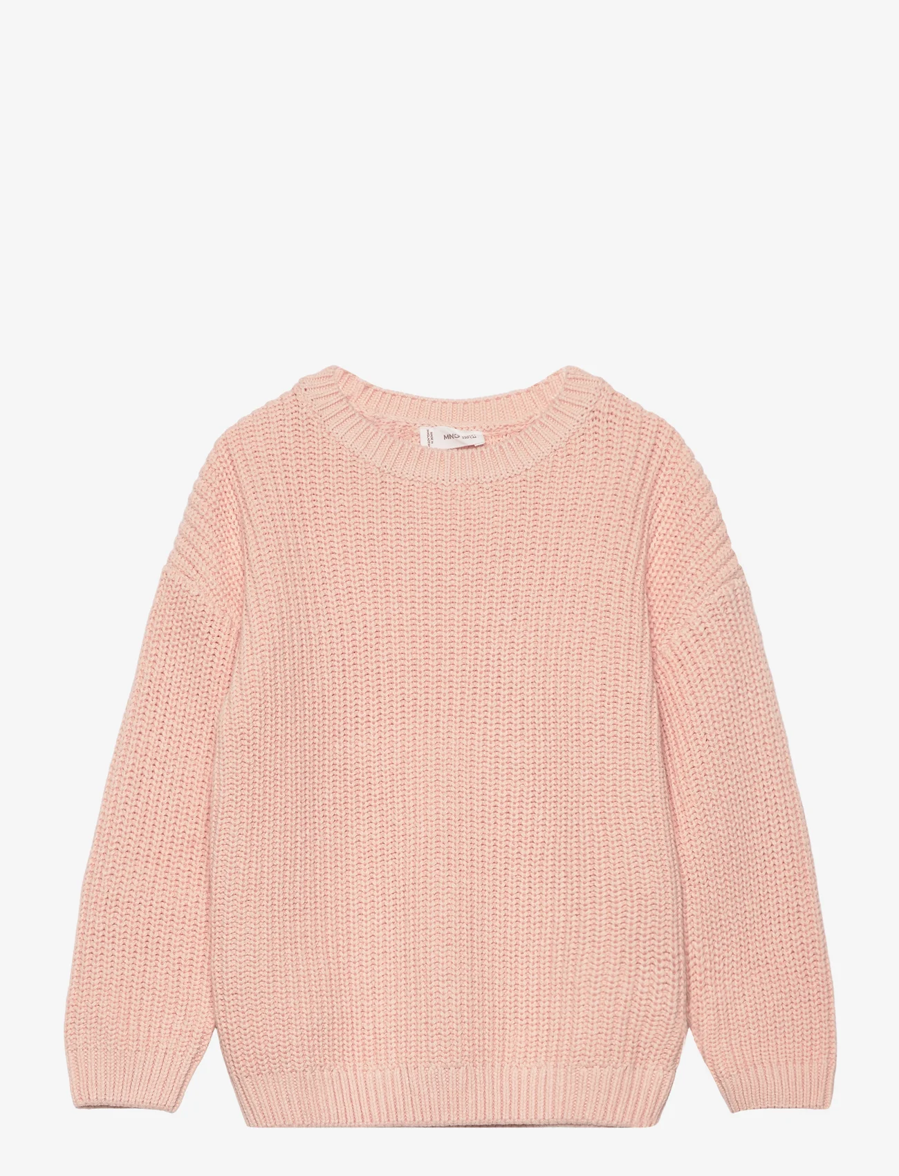 Mango - Reverse knit sweater - neulepuserot - lt-pastel pink - 0