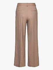 Mango - Chalk-stripe trousers - puvunhousut - light beige - 1