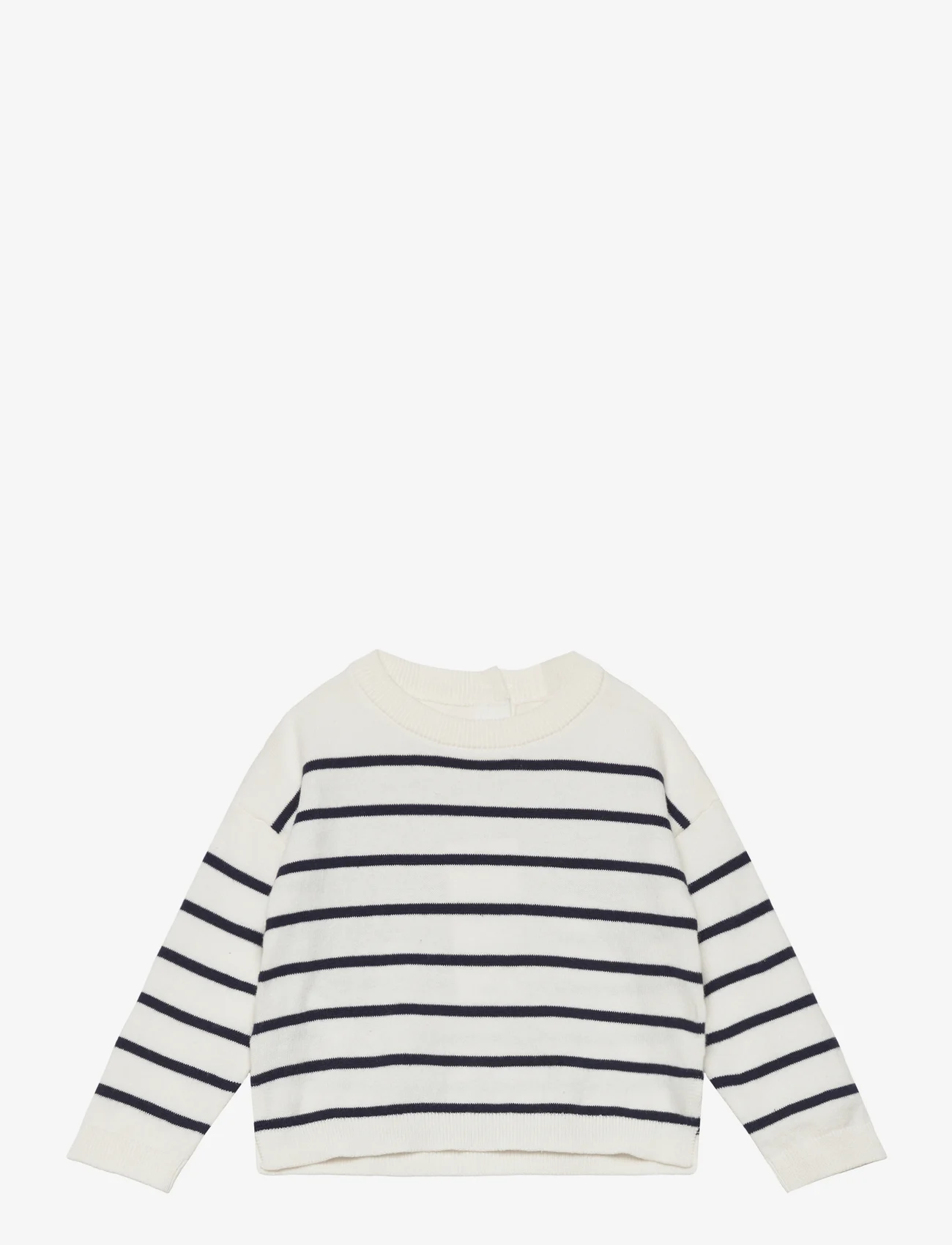 Mango - Stripe pattern sweater - trøjer - natural white - 0